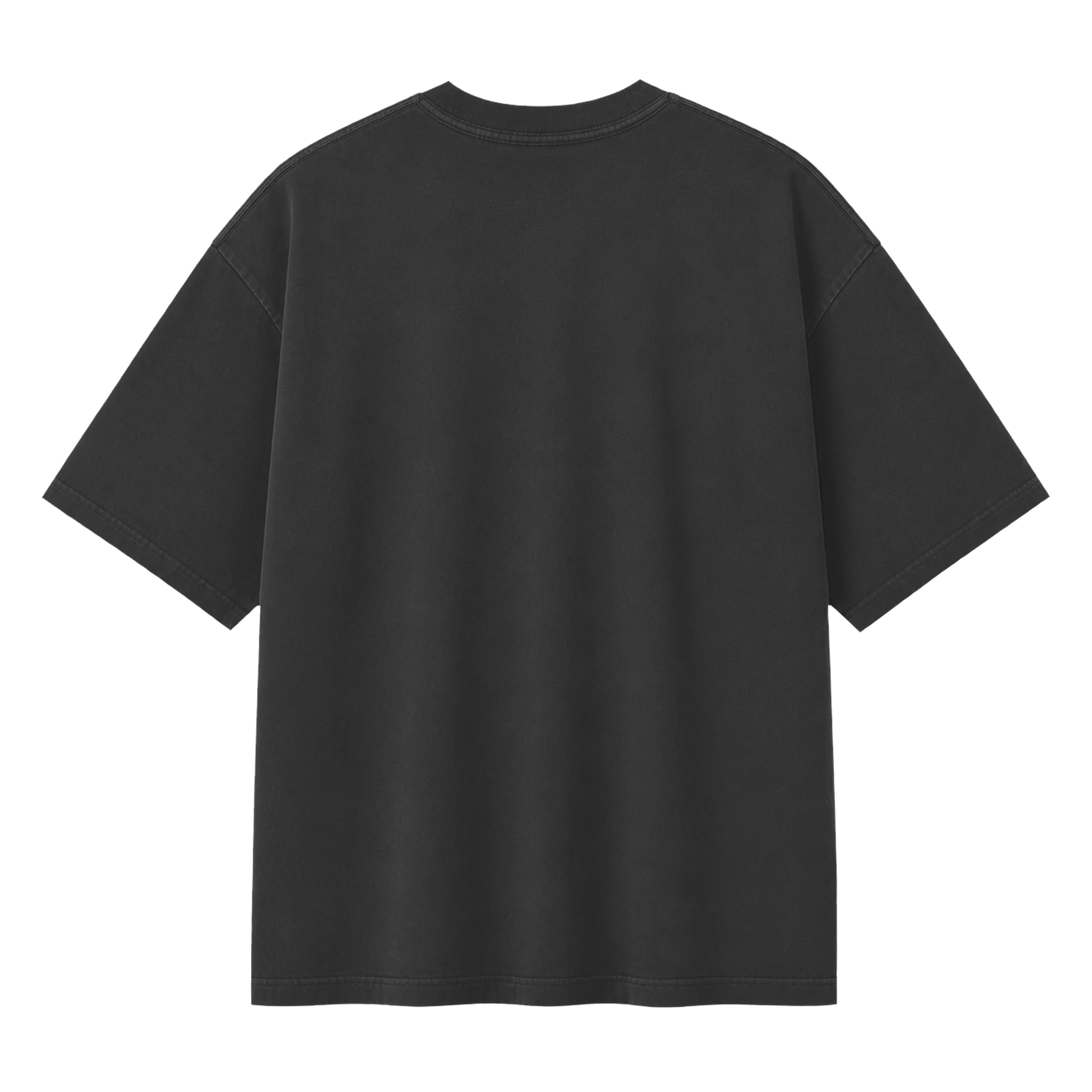 Back of the Faded Black The One Who Knocks T-shirt