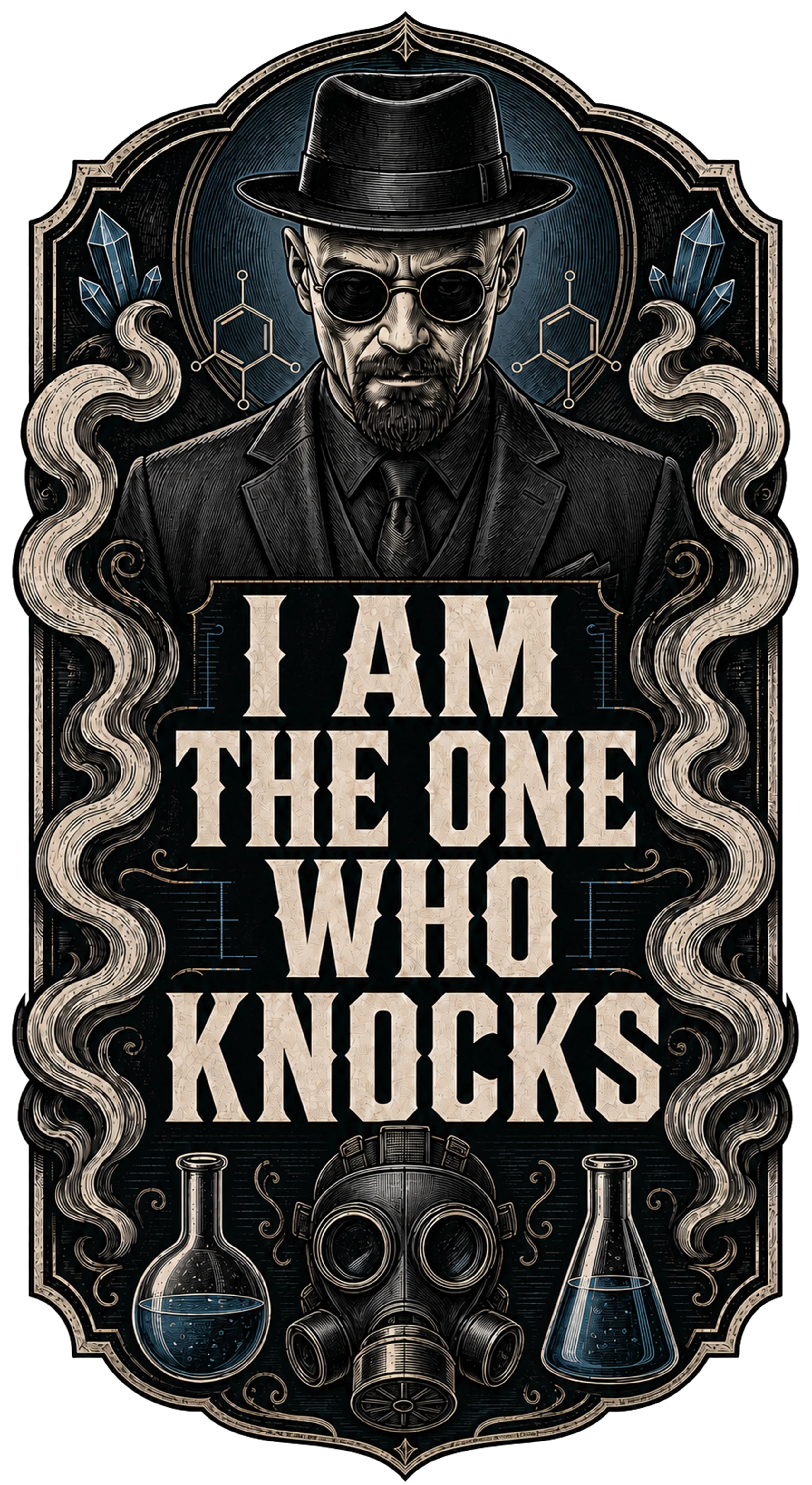 Back design for The One Who Knocks