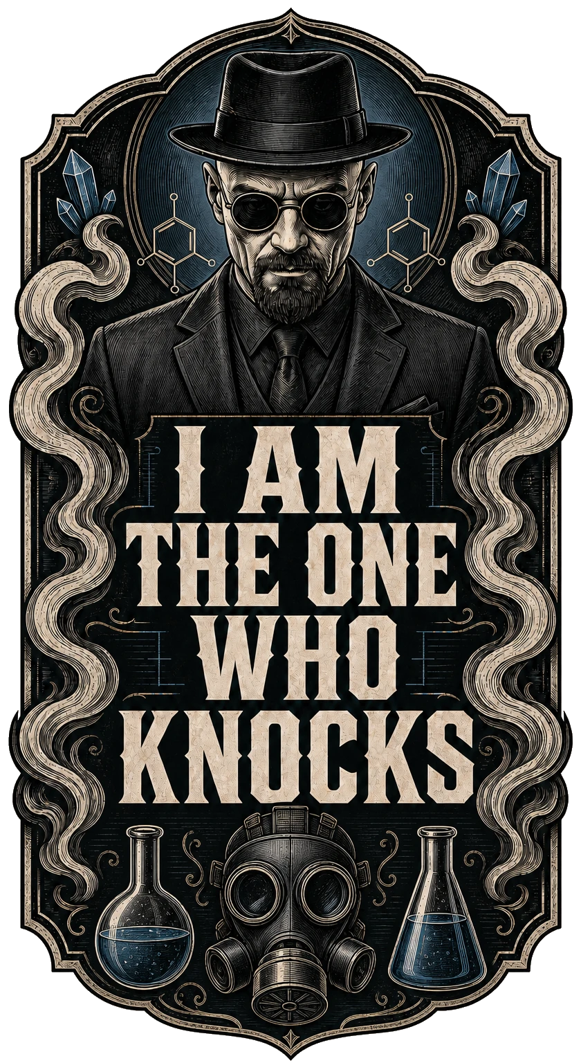 Back design for The One Who Knocks