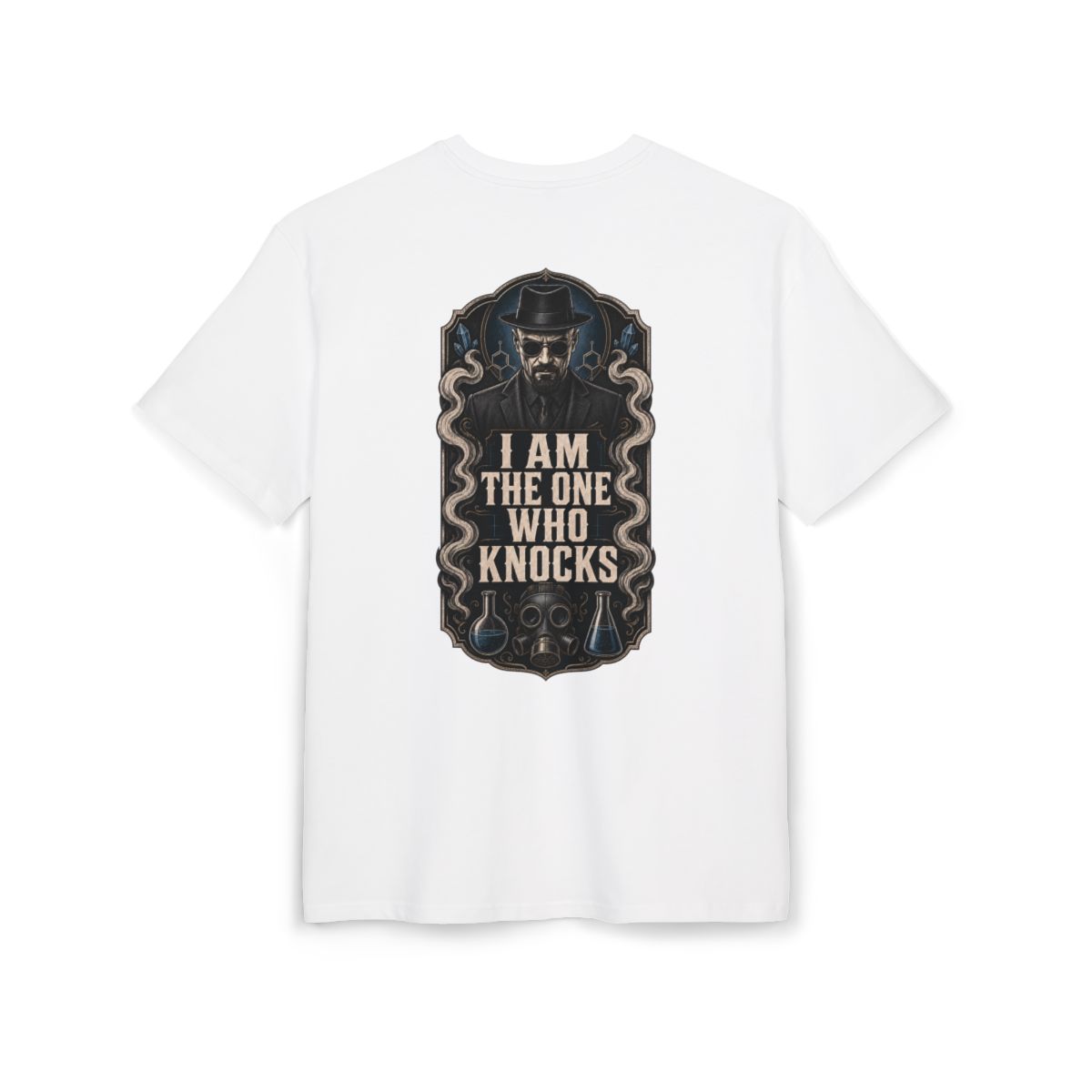The One Who Knocks T-shirt back in White
